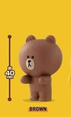 現貨 Line Friends Brown扭蛋公仔 – Browniac Line Friends