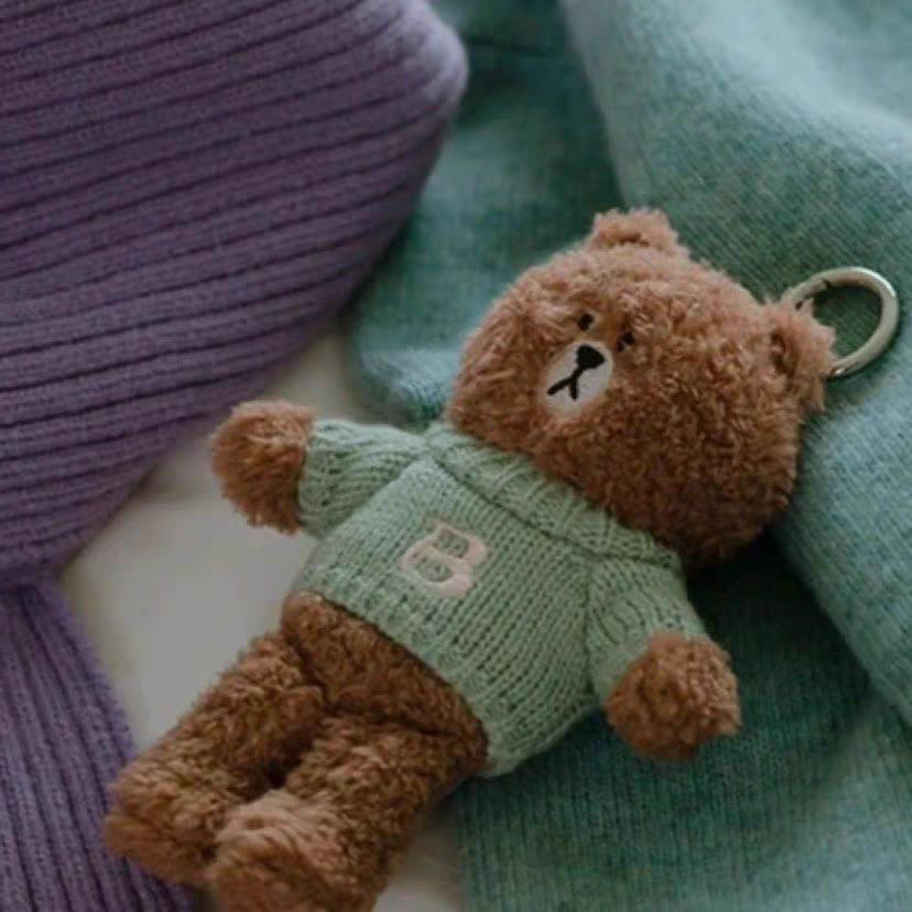 現貨 Line Friends Brown熊大By Brown系列毛衣公仔鎖匙扣 Key Chain – Browniac Line Friends