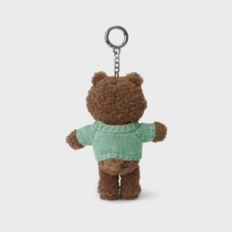 現貨 Line Friends Brown熊大By Brown系列毛衣公仔鎖匙扣 Key Chain – Browniac Line Friends