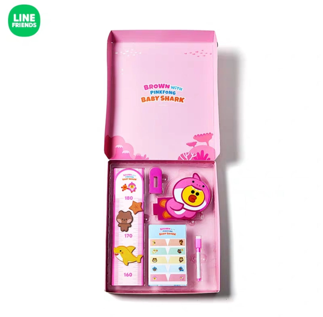 Line Friends Brown x Baby Shark 幼兒身高貼 – Browniac Line Friends