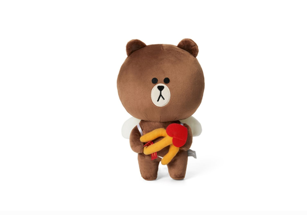 Line Friends Brown & Cony 邱比特公仔一對 – Browniac Line Friends