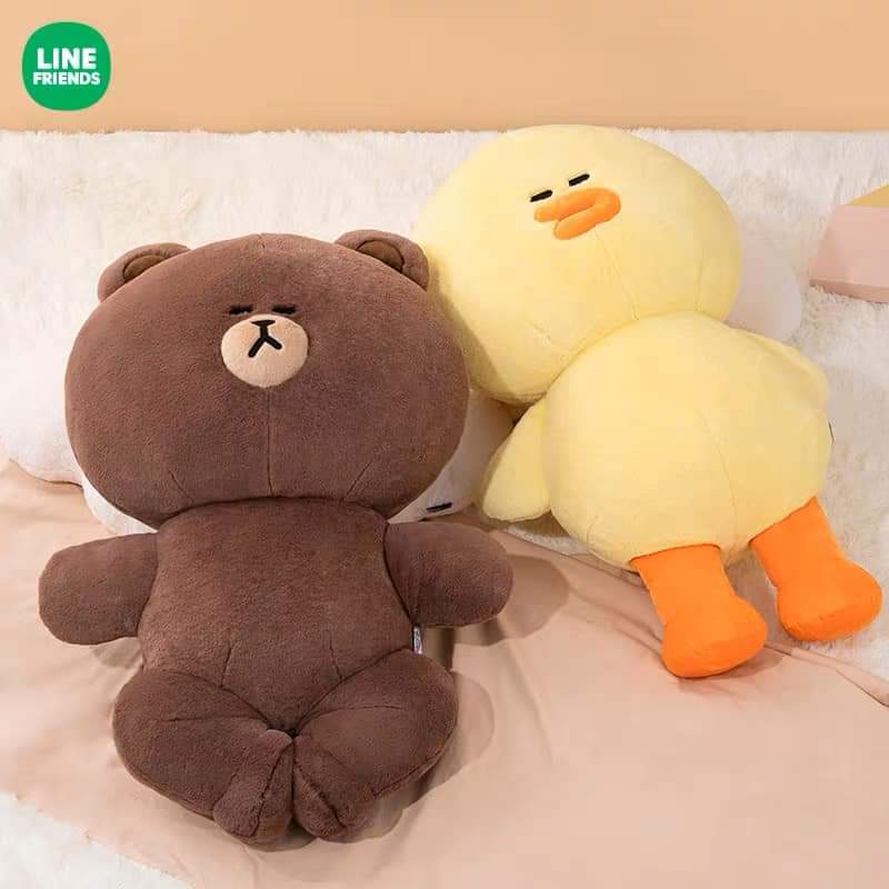 Line Friends Brown Sally 超大攬枕公仔&雲朵咕𠱸set – Browniac Line Friends