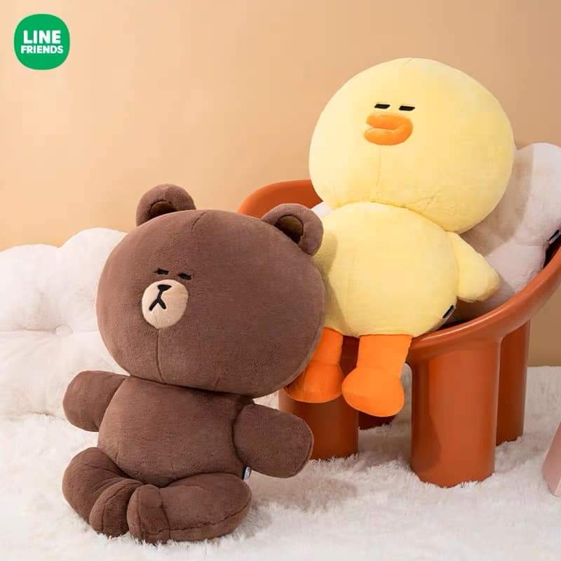 Line Friends Brown Sally 超大攬枕公仔&雲朵咕𠱸set – Browniac Line Friends